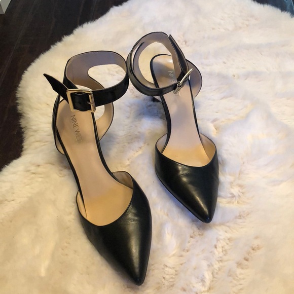 Nine West Shoes - Nine West (Like New) Pointed Leather Heels